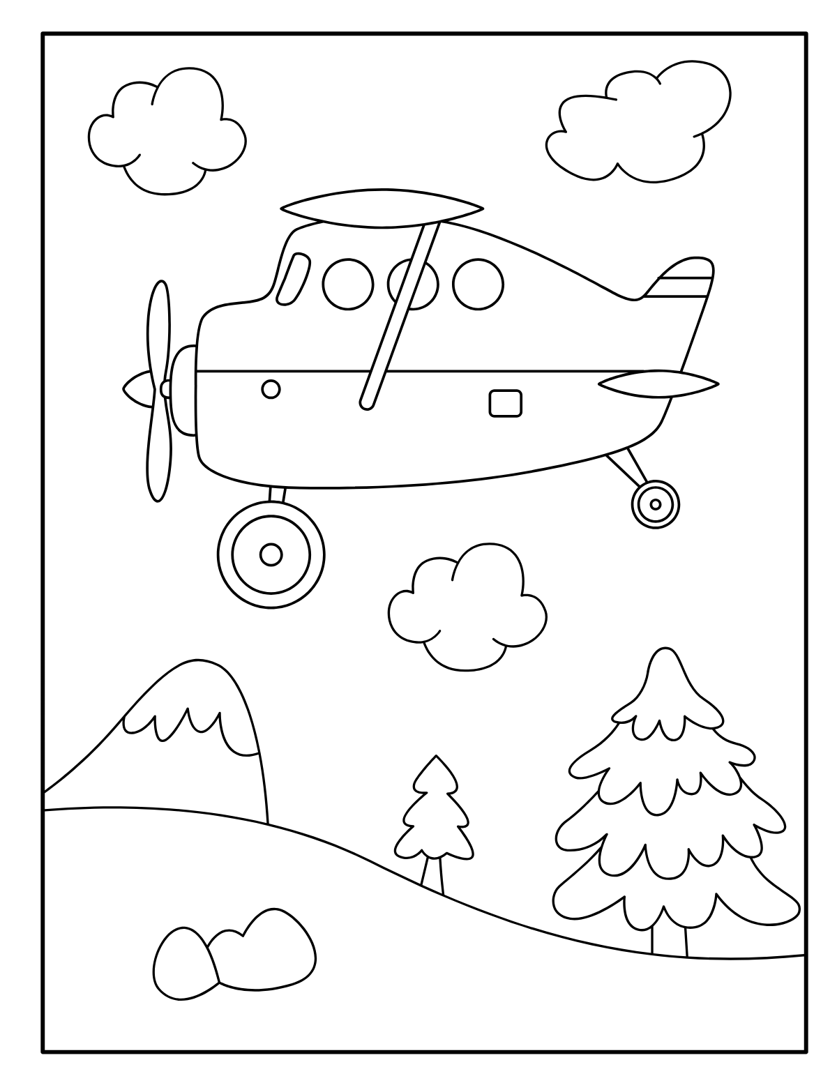 Road Signs Worksheet — printable coloring page